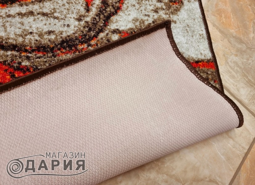 Мокетен килим ERIKA 8033 beige/orange